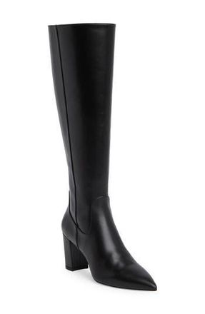 Stuart Weitzman Renegade Block Heel Boot in Black at Nordstrom Rack, Size 10.5