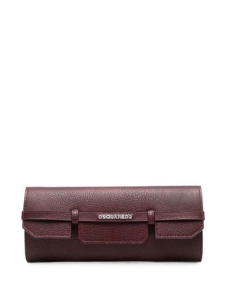 Dsquared2 Clutch Leather Vacchetta Logo