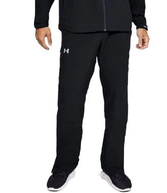 Under Armour Mens Hockey Warm Up Pants Hockey Warm Up Pants, Black (001)/White, XL