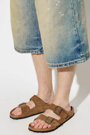 Birkenstock Arizona Slides, Mens, Brown