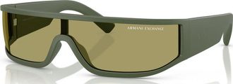 A|X Armani Exchange Womens AX4153SU 140 837082 Sunglasses - Green - One Size