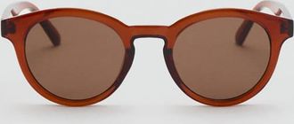 Mango Occhiali da sole montatura rotonda marrone - Donna - Taglia unica - MANGO