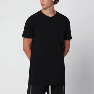 Rick Owens Level Black Organic Cotton Jersey T-Shirt