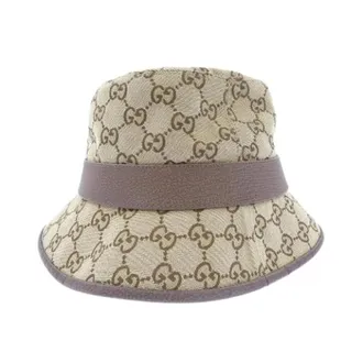 Gucci Pre-owned Accessories, male, Beige, Size: ONE SIZE Pre-owned Hat