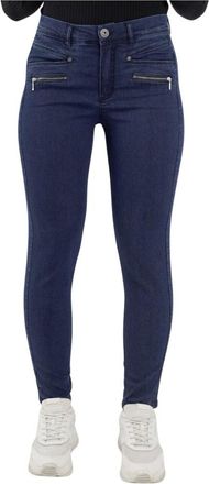 2-Biz Mujer, Vaqueros, Azul, Talla: 3XL