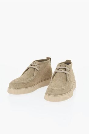 Hogan Suede Ankle Boots With Rubber Sole size 39