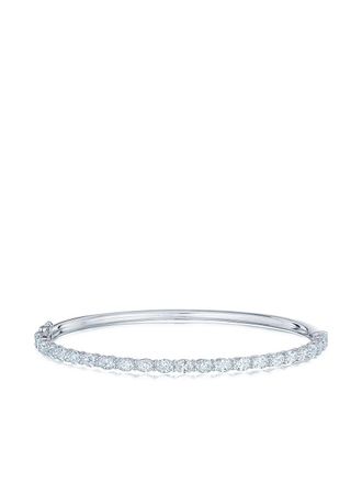 Kwiat Bracciale rigido in oro bianco 18kt con diamanti - Argento