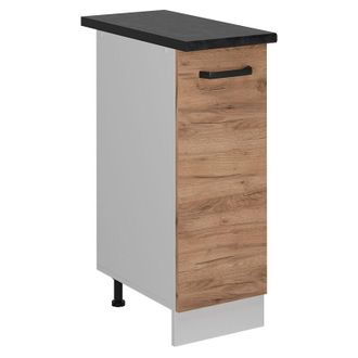 Vicco Armario De Farmacia R-line, Roble Dorado, 30 Cm Et Antracita