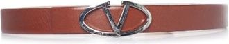 Valentino Pre-owned Belts, male, Brown, Size: ONE SIZE Pre-owned Leather Belt