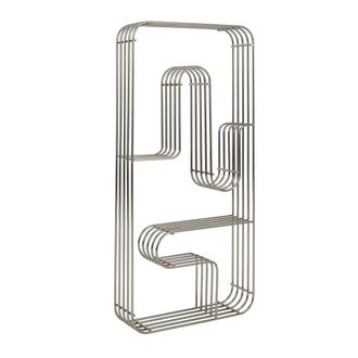 AYTM Curva Wandregal rechteckig, silber