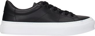 Givenchy Black Leather Low Top Mens Sneakers