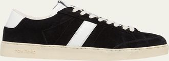 Tom Ford Mens Blake Suede Low-Top Sneakers