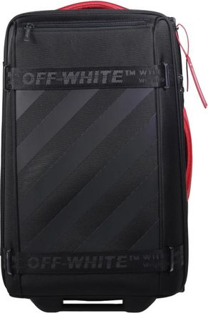 Off-white Cabin Bags, male, Black, Size: ONE SIZE Diag Cabin Trolley Bag