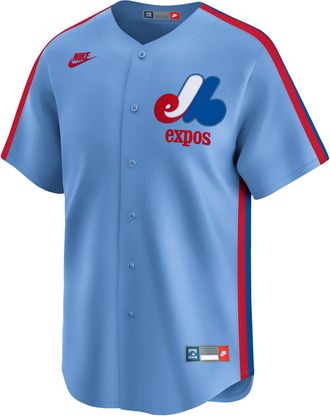 Nike Montreal Expos Cooperstown Nike Mens Dri-FIT MLB Limited Jersey in Blue | CO25MEC1MEX-A3F