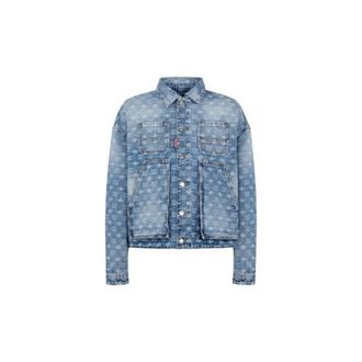 Dsquared2 Light Wash Utility Jean Jacket - male - Dsquared2 - Denim Jackets - Blue - M - Jackets
