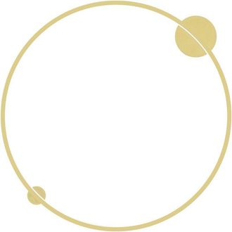 OEM L&aacute;mpara De Techo Led Saturno Gold De 46 W