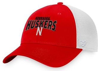 Top of the World Mens Top of the World Scarlet/White Nebraska Huskers Breakout Trucker Snapback Hat at Nordstrom