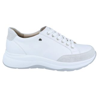 Finn Comfort Nottingham Leather Mens Lace Up Shoes - White - Size:UK 10.5