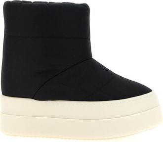 Rick Owens BlackWhite Low Ankle Boots