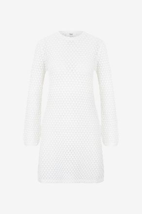Chlo&eacute; Pointelle-Strick-Minikleid aus Baumwolle
