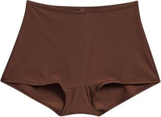 SKIMS Fits Everybody Boy Shorts in Cocoa at Nordstrom, Size Xx-Small