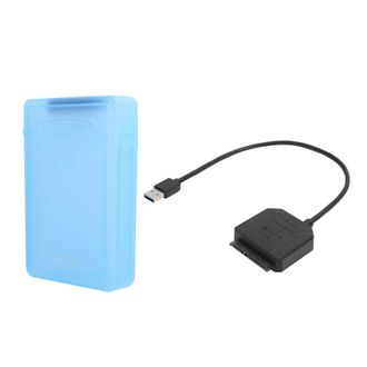 OEM Adaptador De Disco Duro A Usb, Sata A Usb 3.0, Compatible Con Tecnolog&iacute;a Uasp Y Adaptador De Corriente, Permite Realizar Copias De Seguridad De Archiv