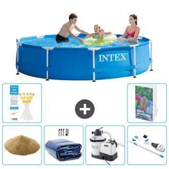 Intex Piscina Con Estructura Redonda - 305x76 Cm - 7-piezas S89