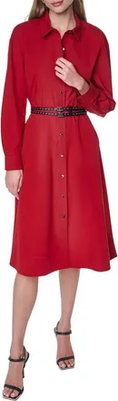 DKNY Dkny Roll Tab Button-Down Dress