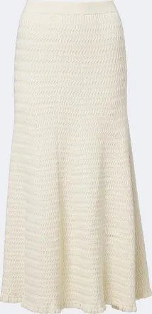 Proenza Schouler White Label - Gonna midi Magnolia in maglia