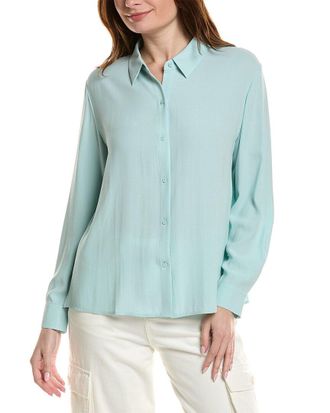Eileen Fisher Eileen Fisher Classic Collar Silk Easy Shirt