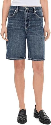 Liverpool L.A. 10.5 High-Rise Denim Jorts Womens Shorts Harbor Haze : 14 10.5, Cotton/Elastane/Lyocell