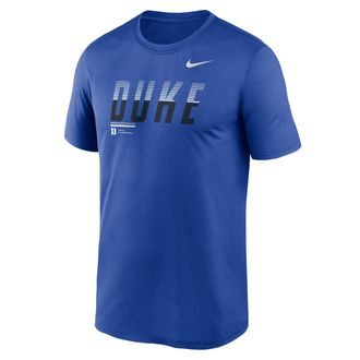 Nike Duke Sideline Legend Nike Mens Dri-FIT College T-Shirt in Blue | 02TI4EVDU-7SB