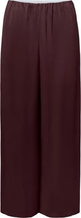 Drykorn Wijde pijp elastische taille broek - Dames - Wijde Broeken - Bruin - W28 - Broeken