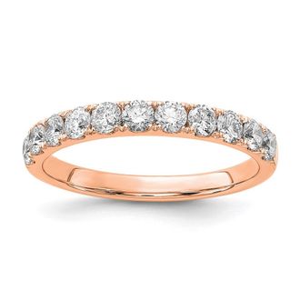 Diamond2Deal 14k Gold Lab Grown Diamond Wedding Band Ring 3/4Ct Clarity- VS Color- G-H