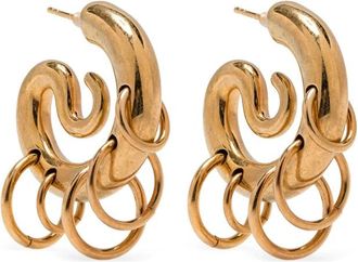 Panconesi Accessoires, Dames, Geel, ONE Size, P Oorbellen