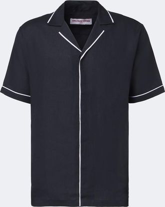 Orlebar Brown Camisa Maitan de lino