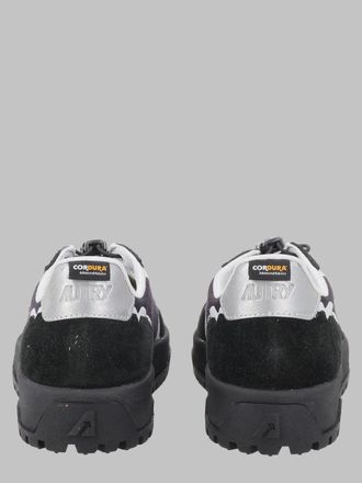 Autry Cordura Nylon & Suede Sneakers - Black