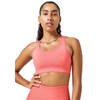 Casall Casall Iconi cropped sportbeha voor dames (Diep Koraal)