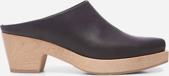 Coclico Womens Kule Clog In Disco Black Leather