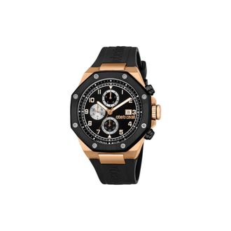 Roberto Cavalli Watches, male, Black, Size: ONE SIZE Chronograph Watch