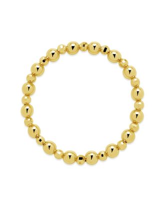 Sterling Forever 14K Gold Summer Beaded Bracelet