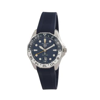 Tag Heuer Pre-owned Tag Heuer Aquaracer GMT Automatic Blue Dial Mens Watch WBP2010.FT6198