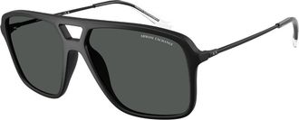 A|X Armani Exchange AX4150SU 805887 Mens Sunglasses Black Size 59