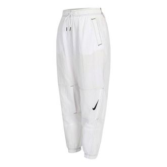 Nike (WMNS) Nike Nsw Rpl Swsh Gx Hr Jggr Woven Casual Loose Bundle Feet Sports Pants/Trousers/Joggers Autumn White DD5573-100
