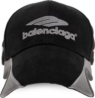 Balenciaga Baseball Cap - Heren - Petten - Zwart - S - Katoen - Accessoires