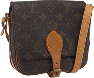Louis Vuitton Pre-owned Cross Body Bags, female, Brown, Size: ONE SIZE Pre-owned Canvas Cross Body Bag