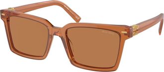 Miu Miu Brown Sport Ladies Sunglasses MU 13ZS 15T2Z1 55