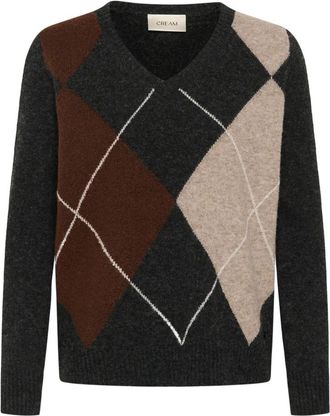 Cream CRHope Knit Pullover - Dames - Ronde hals truien - Zwart - M - Truien & Vesten