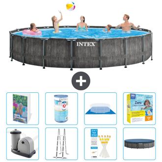 Intex Piscina Prism Frame Redonda - 549x122 Cm - 9-piezas S572