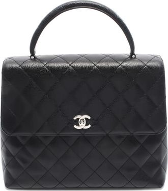 Chanel Borsa tote matelass&eacute; 2000-2002 - Nero